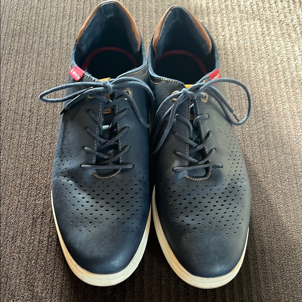 Men's Black Leather Casual Shoes